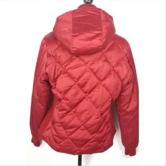 Eddie Bauer Red Quilted Puffer Jacket - Picture 3 of 5